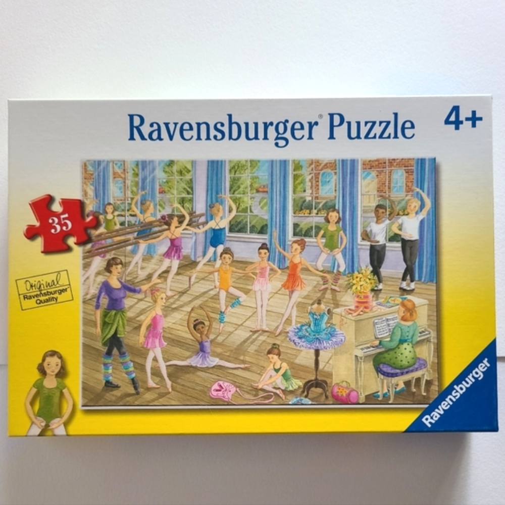 Ravensburger Ballet Lesson Jigsaw Puzzle For Preschooler 35 Pieces Ages 4+